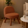 ABICA Fauteuil en tissu bouclette