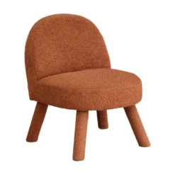 ABICA Fauteuil en tissu bouclette