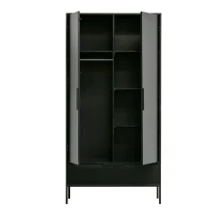 ADAM Armoire 2 portes 1 tiroir en bois