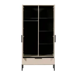 ADAM Armoire 2 portes 1 tiroir en bois