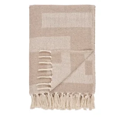 ADANA Plaid en coton mélangé 130x180cm
