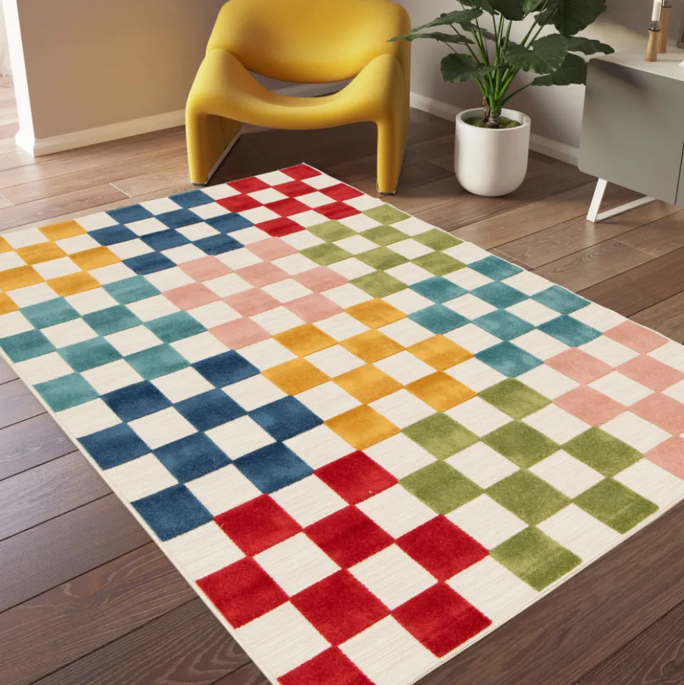 Addo – Tapis intérieur et extérieur à motif géométrique