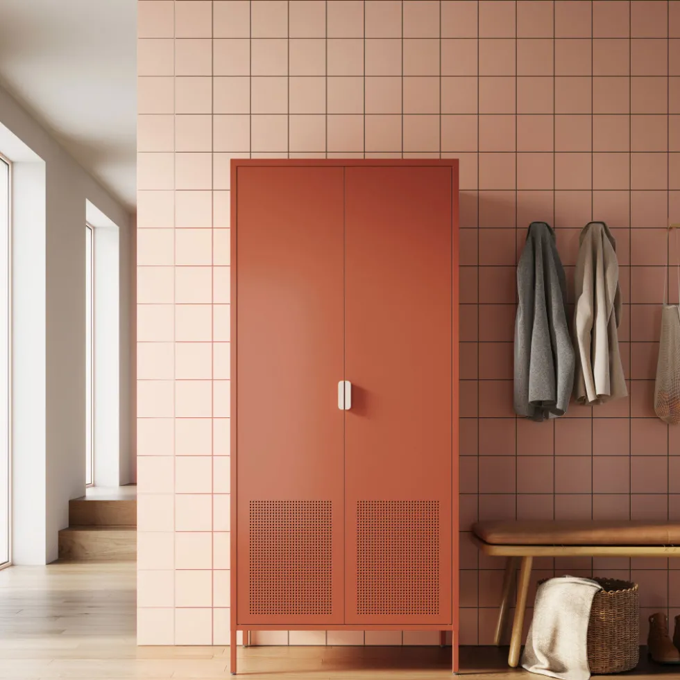 ADEL Armoire 2 portes en métal H180cm
