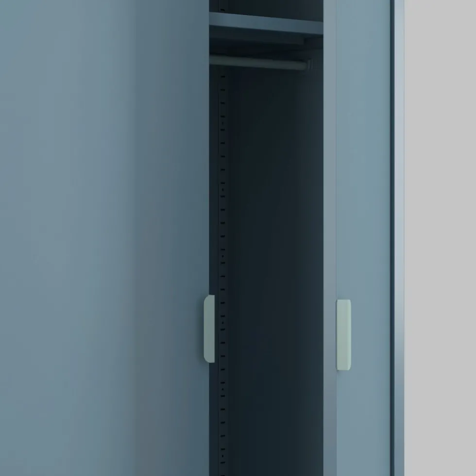ADEL Armoire 2 portes en métal H180cm