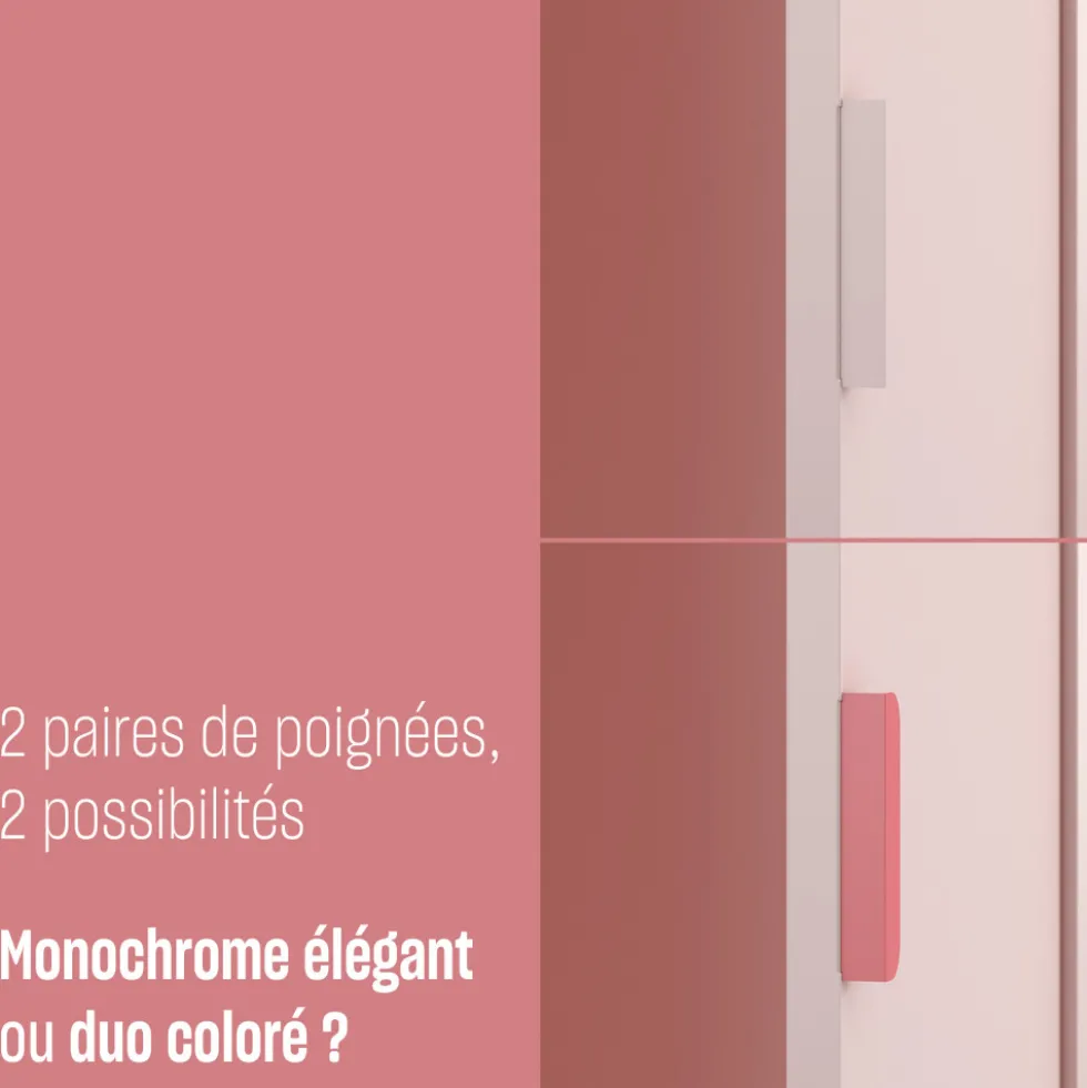 ADEL Armoire 2 portes en métal H180cm