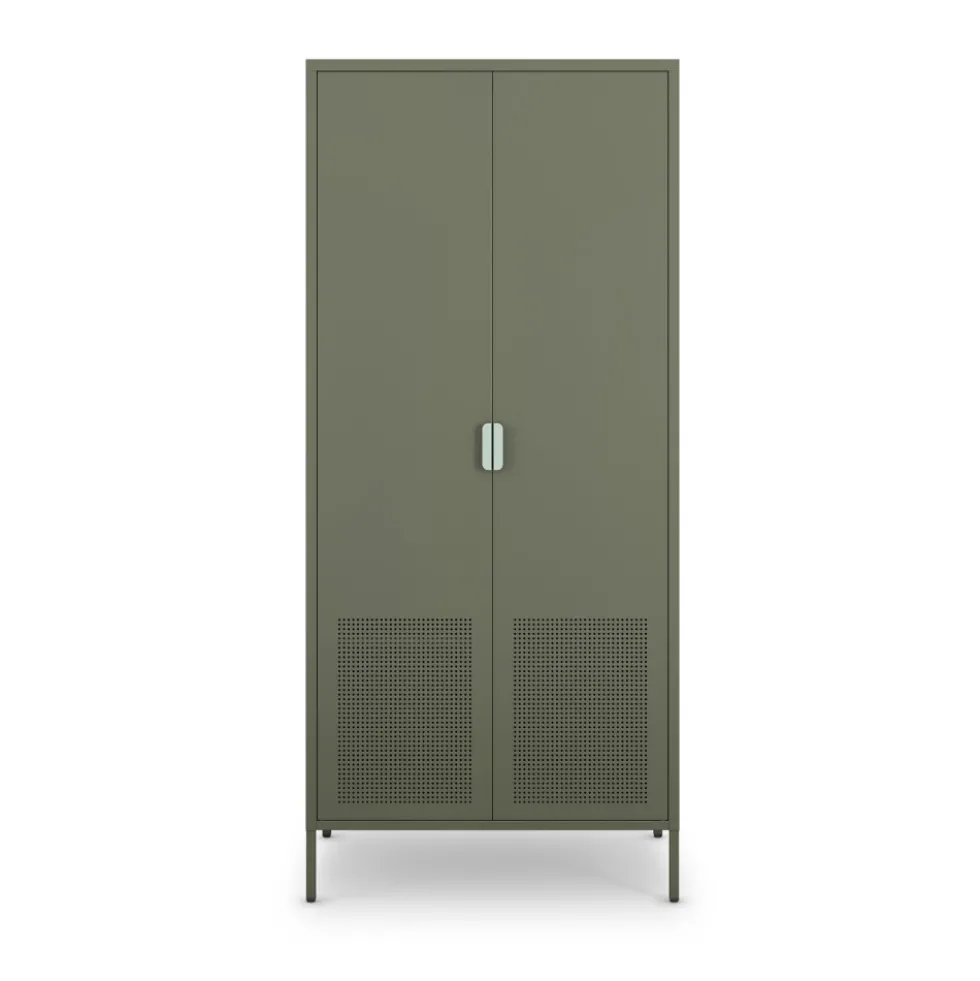 ADEL Armoire 2 portes en métal H180cm