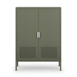 ADEL Buffet haut 2 portes en métal H110cm