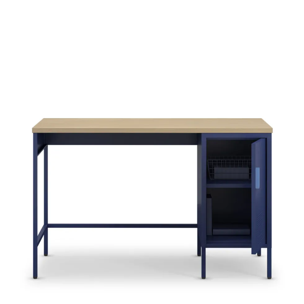 ADEL Bureau 1 porte en métal L120cm
