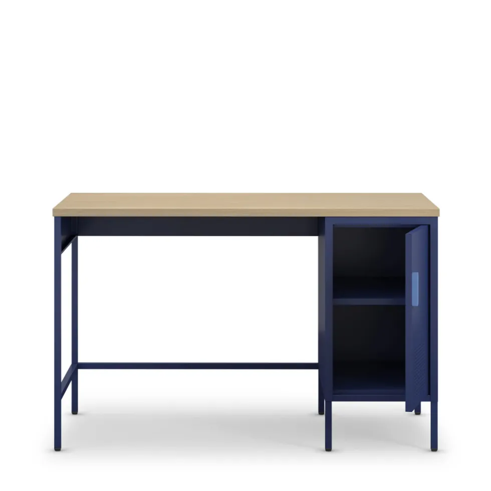 ADEL Bureau 1 porte en métal L120cm