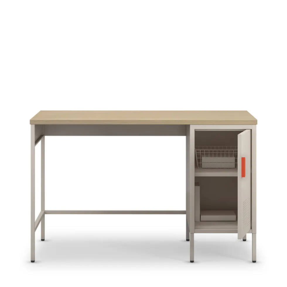 ADEL Bureau 1 porte en métal L120cm