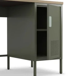 ADEL Bureau 1 porte en métal L120cm