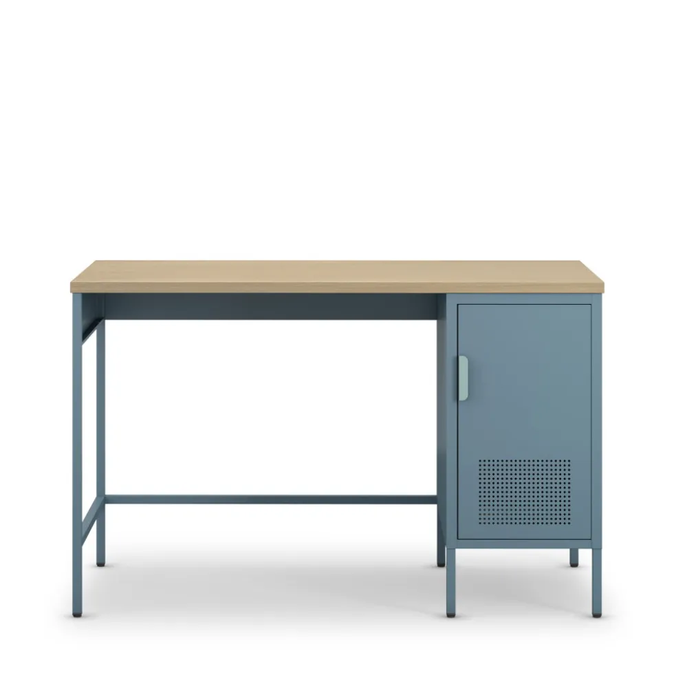 ADEL Bureau 1 porte en métal L120cm