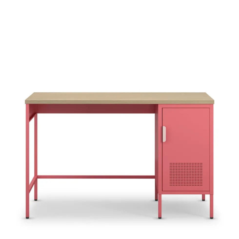 ADEL Bureau 1 porte en métal L120cm