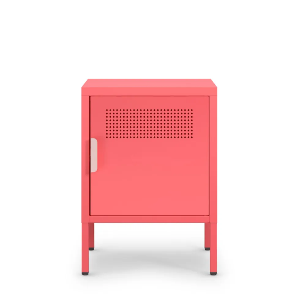 ADEL Table de chevet 1 porte en métal L40cm