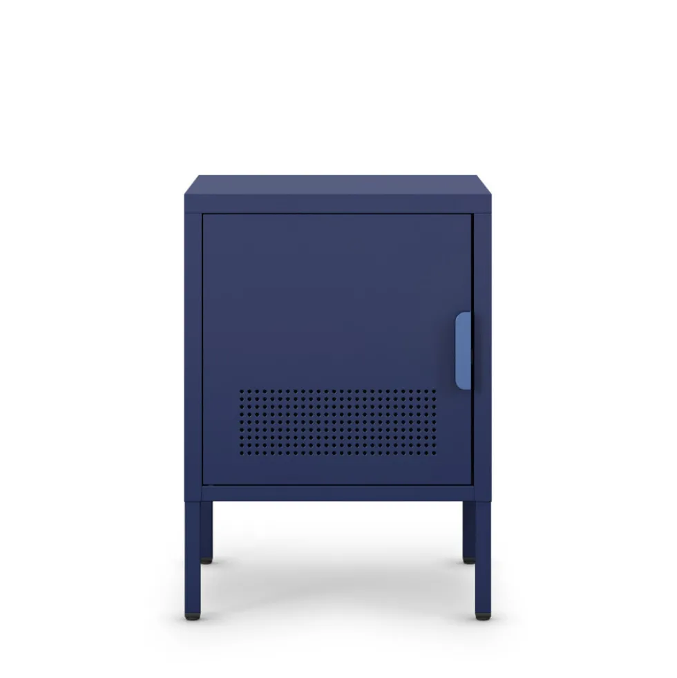ADEL Table de chevet 1 porte en métal L40cm
