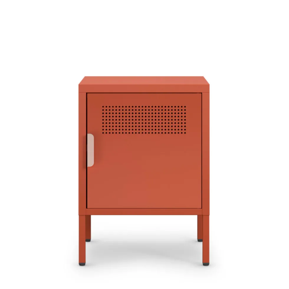 ADEL Table de chevet 1 porte en métal L40cm