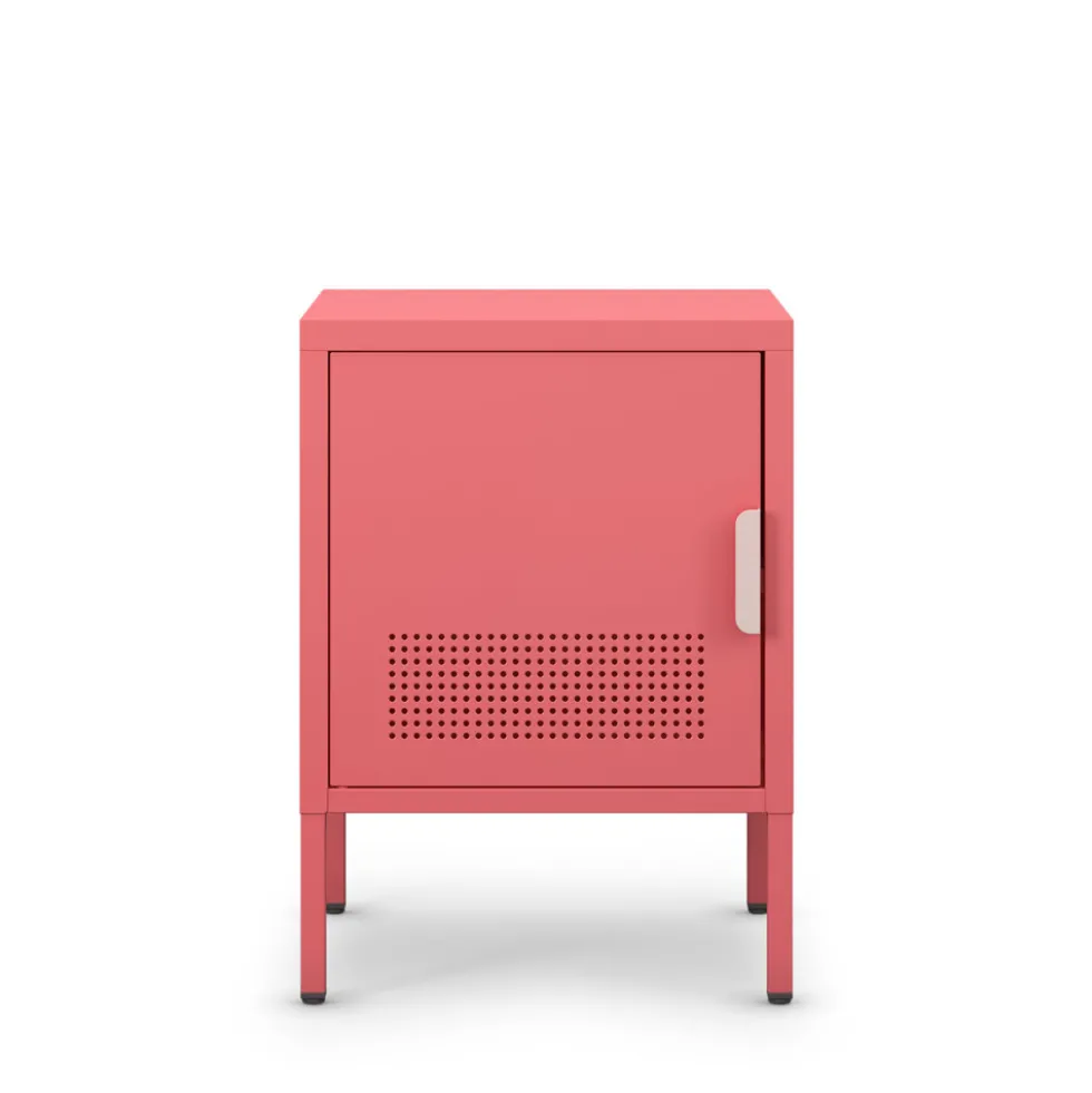 ADEL Table de chevet 1 porte en métal L40cm