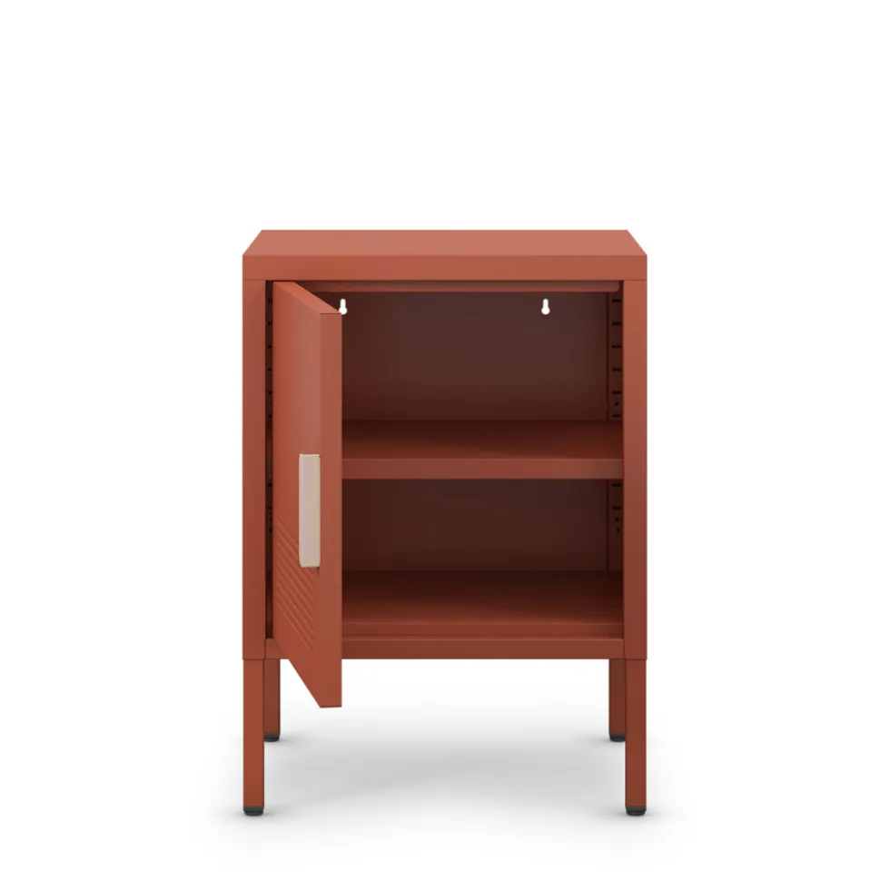 ADEL Table de chevet 1 porte en métal L40cm