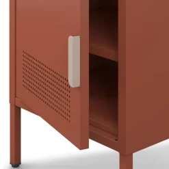 ADEL Table de chevet 1 porte en métal L40cm