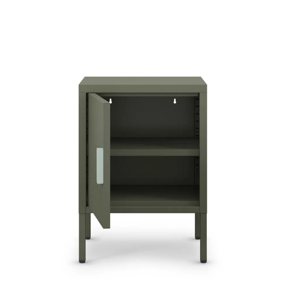 ADEL Table de chevet 1 porte en métal L40cm