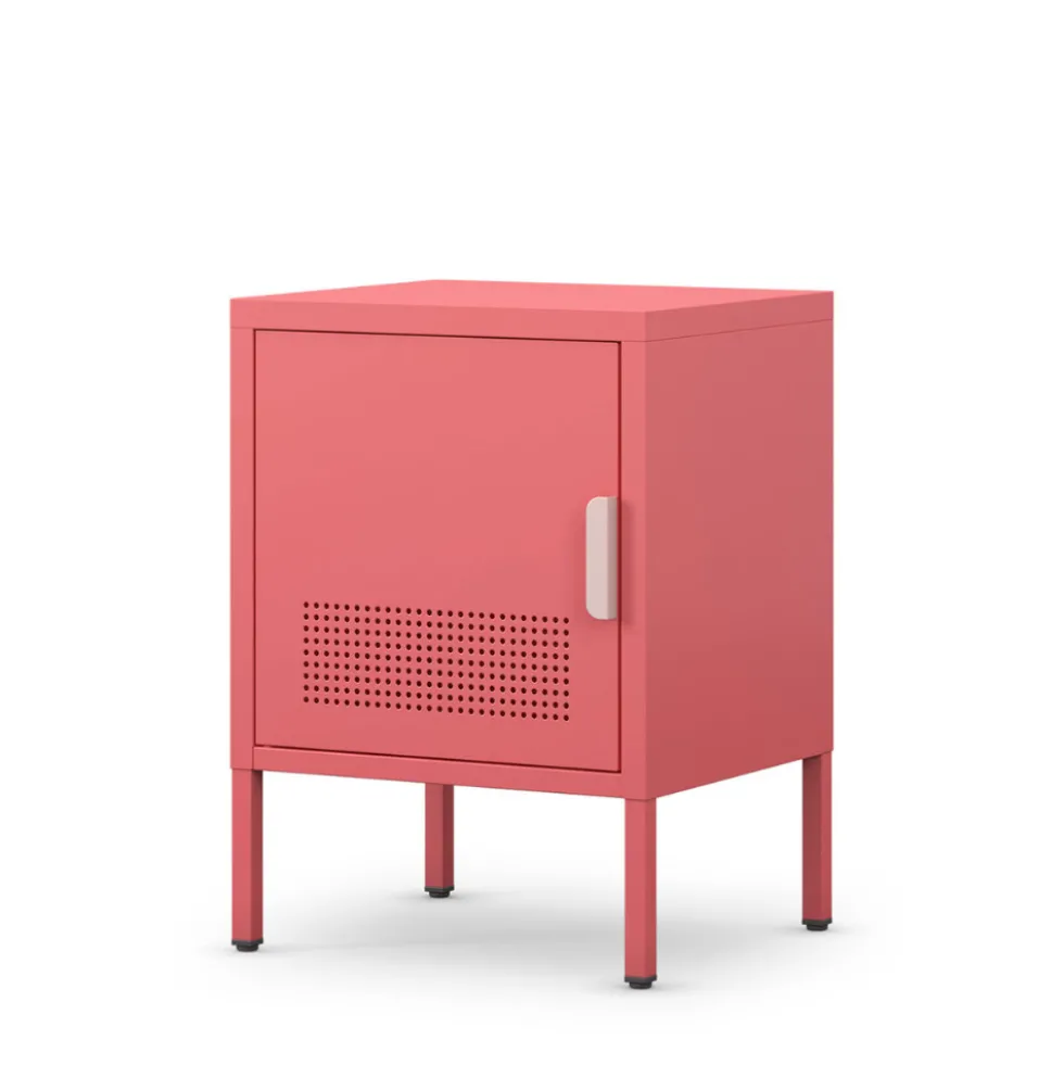 ADEL Table de chevet 1 porte en métal L40cm