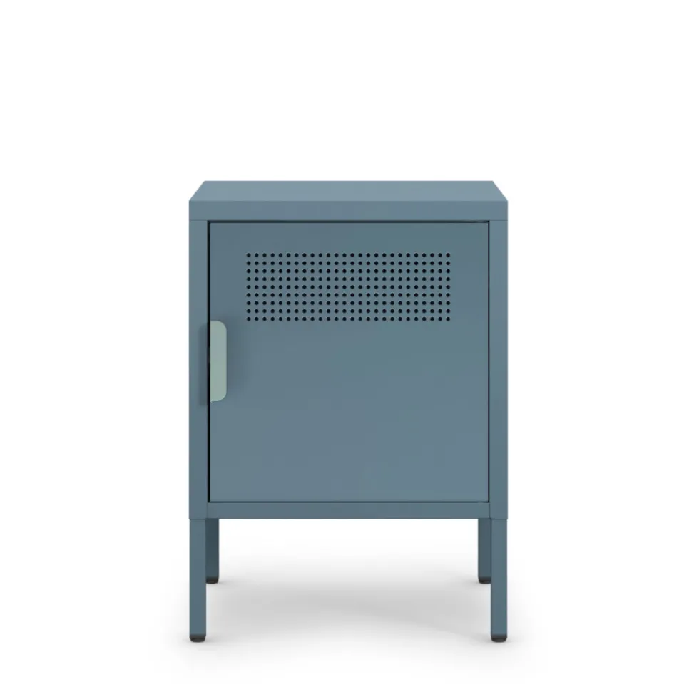 ADEL Table de chevet 1 porte en métal L40cm