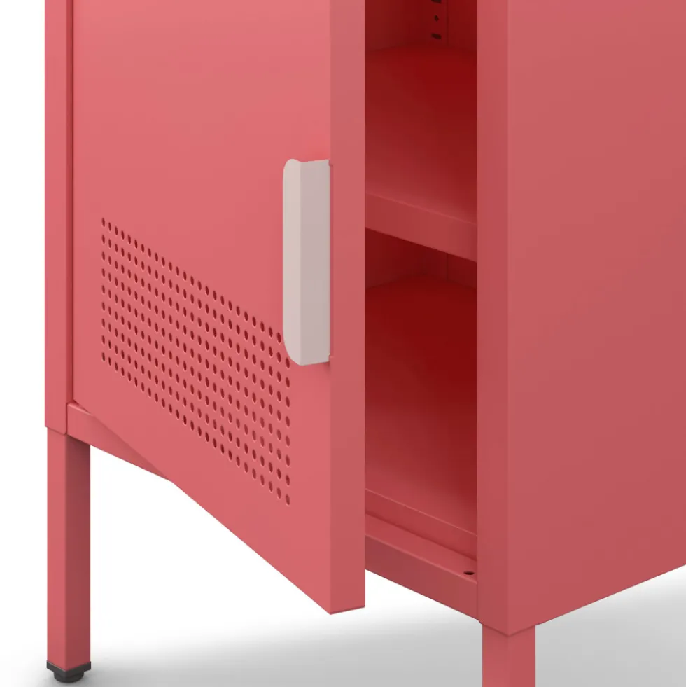 ADEL Table de chevet 1 porte en métal L40cm