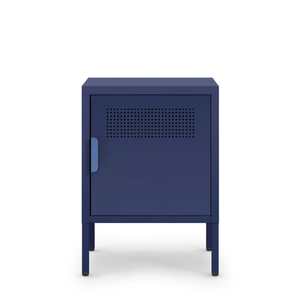 ADEL Table de chevet 1 porte en métal L40cm