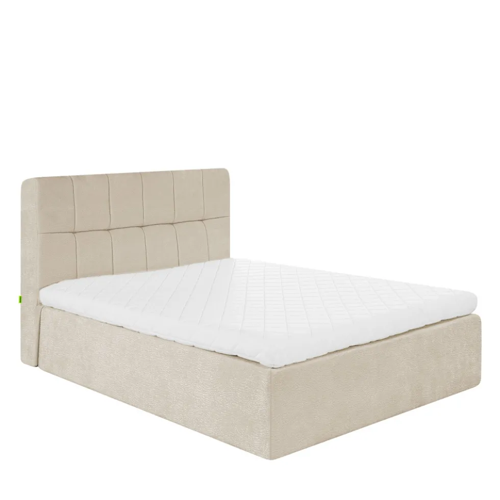 AIR NEST Lit complet compressé boxspring en tissu 160x200cm