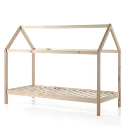 ALAPI Lit enfant cabane 1 tiroir en bois 90x200cm