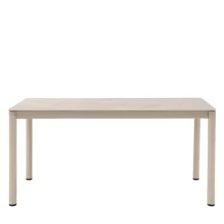 ALCUDIA Table à manger 6 personnes en céramique et métal
