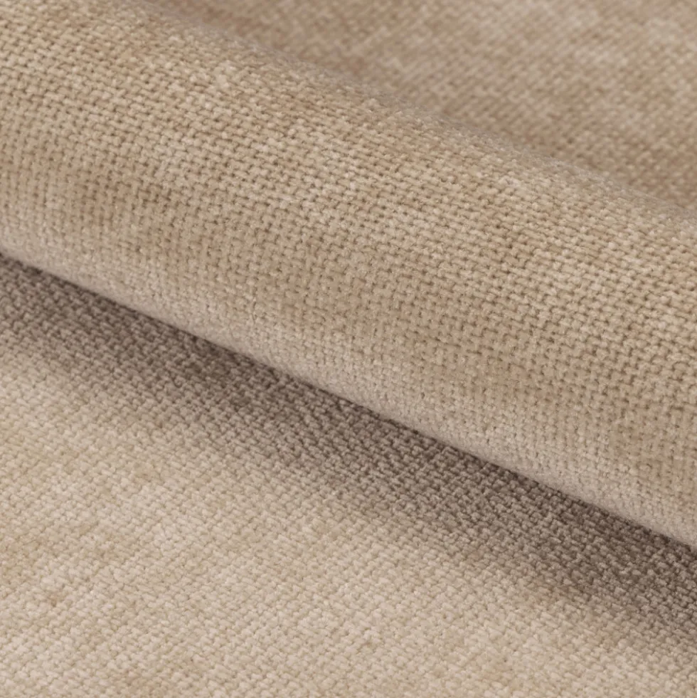 ANABATE Lot de 2 fauteuils de table en tissu et bois