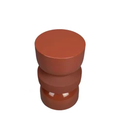 APOLLO Table d'appoint ronde en métal ø29cm