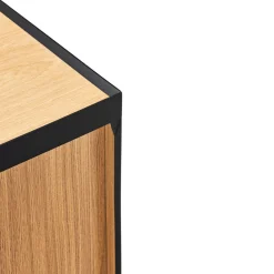 ARISTA Buffet en bois 4 portes 3 tiroirs L165cm