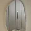 ASKERSUND Miroir organique en aluminium 65x40cm