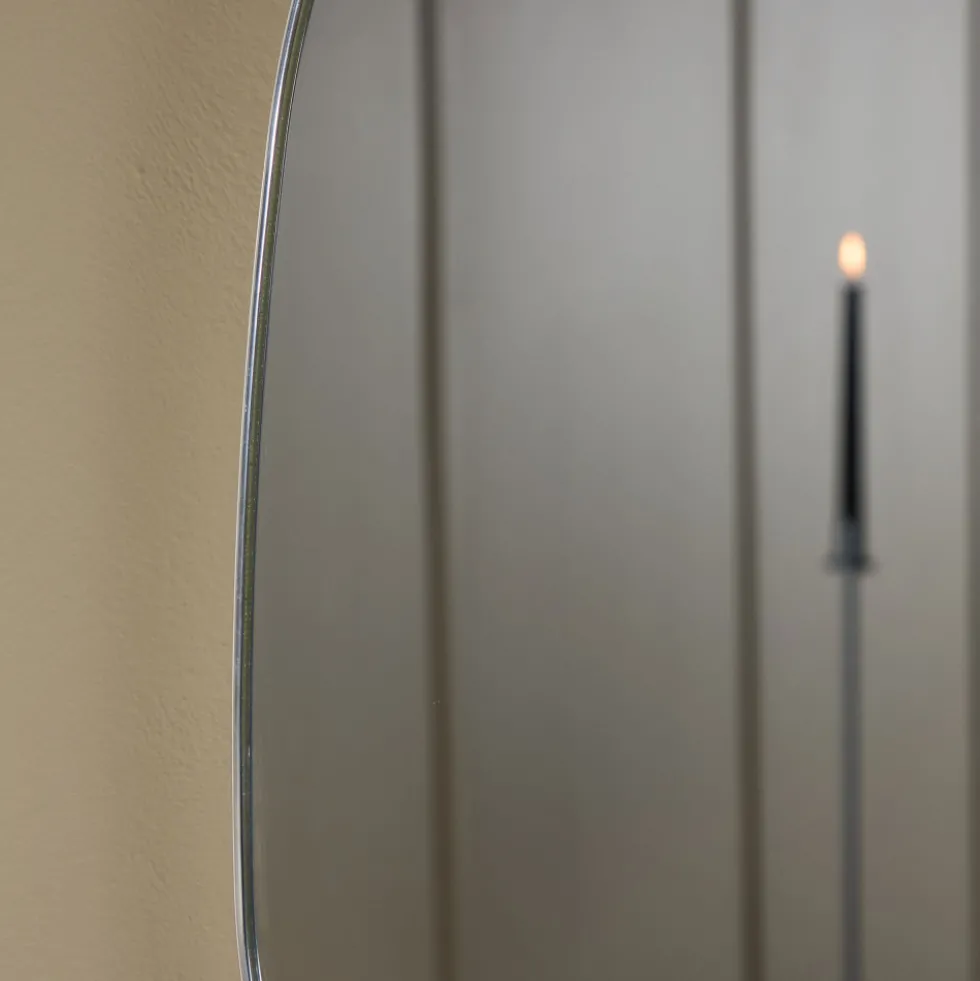 ASKERSUND Miroir organique en aluminium 65x40cm