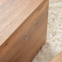 ASYA Lot de 2 tables basses en bois