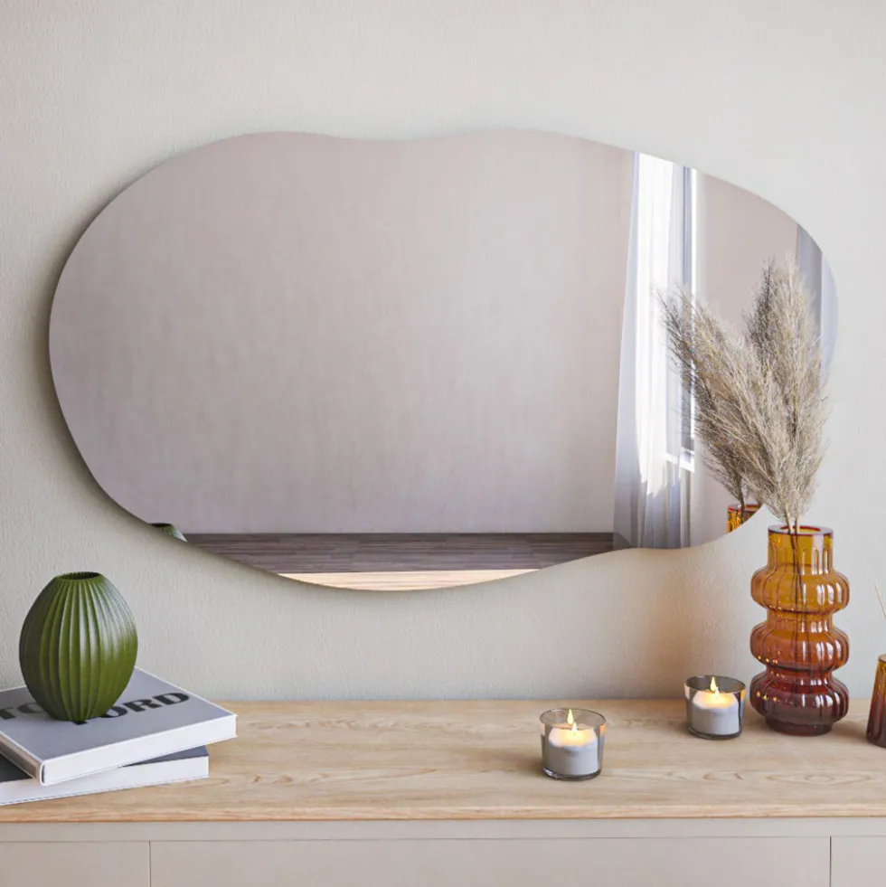 AURORA Miroir de forme organique 52x89cm