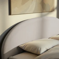 BACKO Lit coffre en tissu 140x190cm