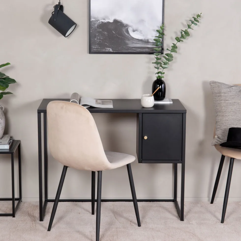 BAKAL Bureau 1 porte en métal L95cm