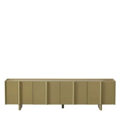 BASU Meuble TV 4 portes en bois L200cm