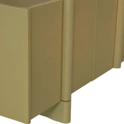 BASU Meuble TV 4 portes en bois L200cm