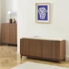 BELLY Banc d'entrée avec rangement à chaussures en bois L112cm
