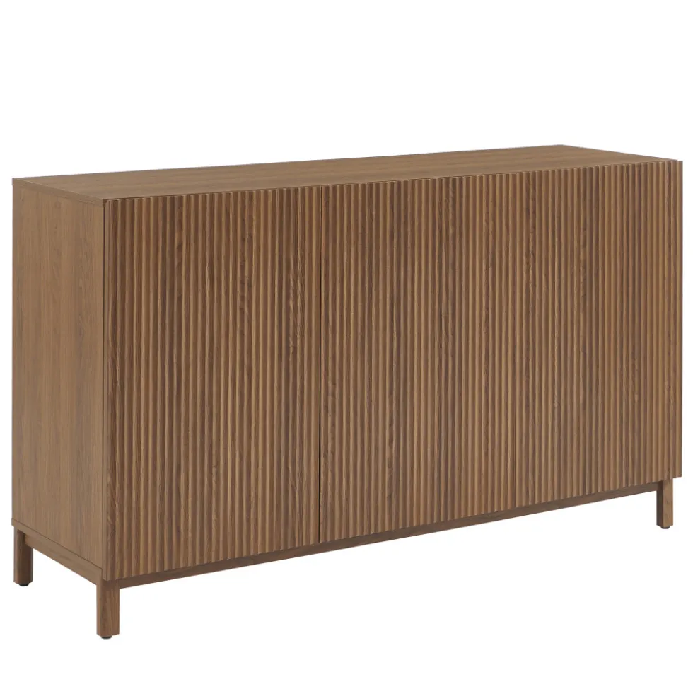 BELLY Buffet 3 portes en bois L140cm