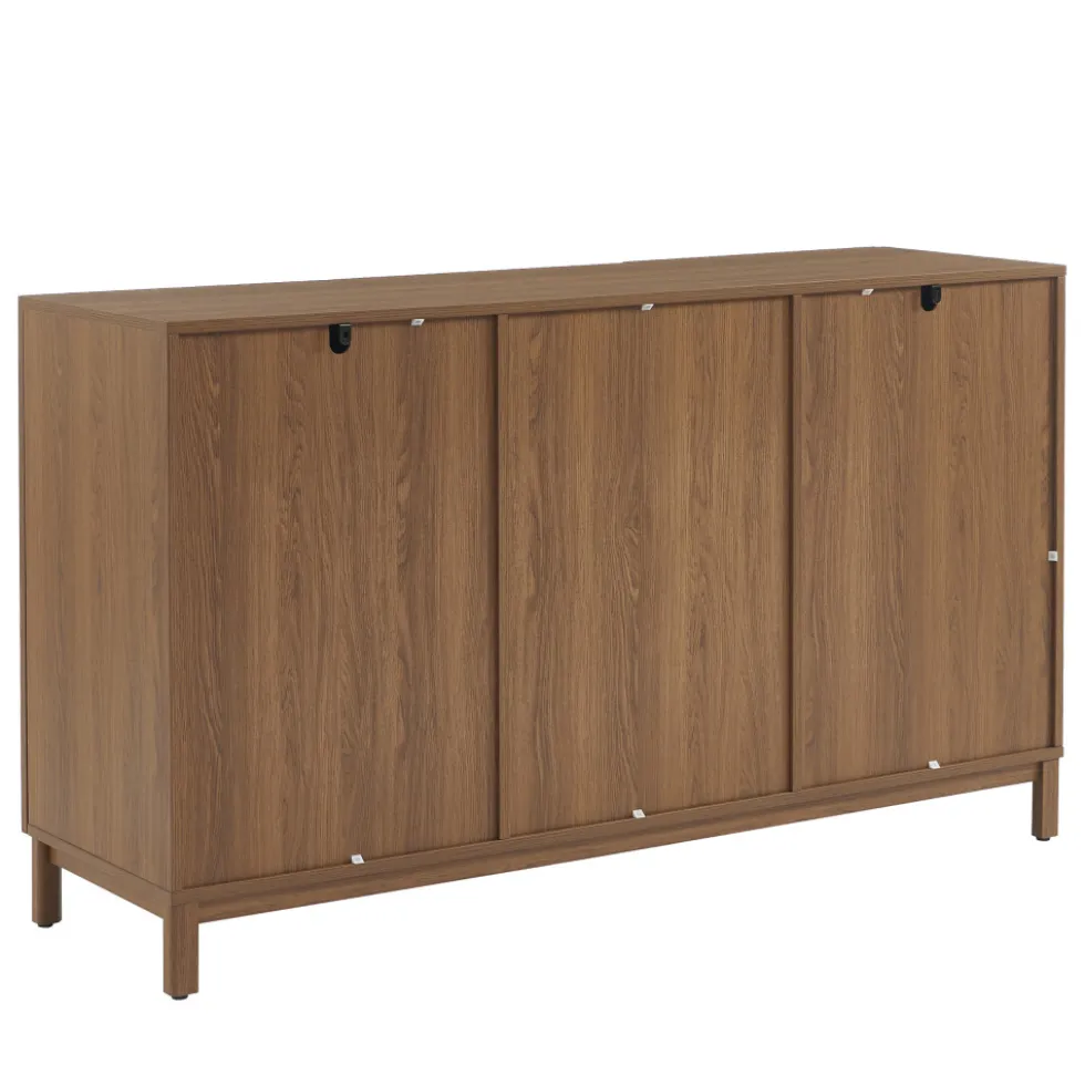 BELLY Buffet 3 portes en bois L140cm