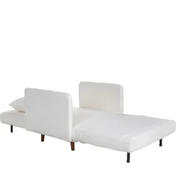 BELUSHI Fauteuil convertible en tissu bouclette