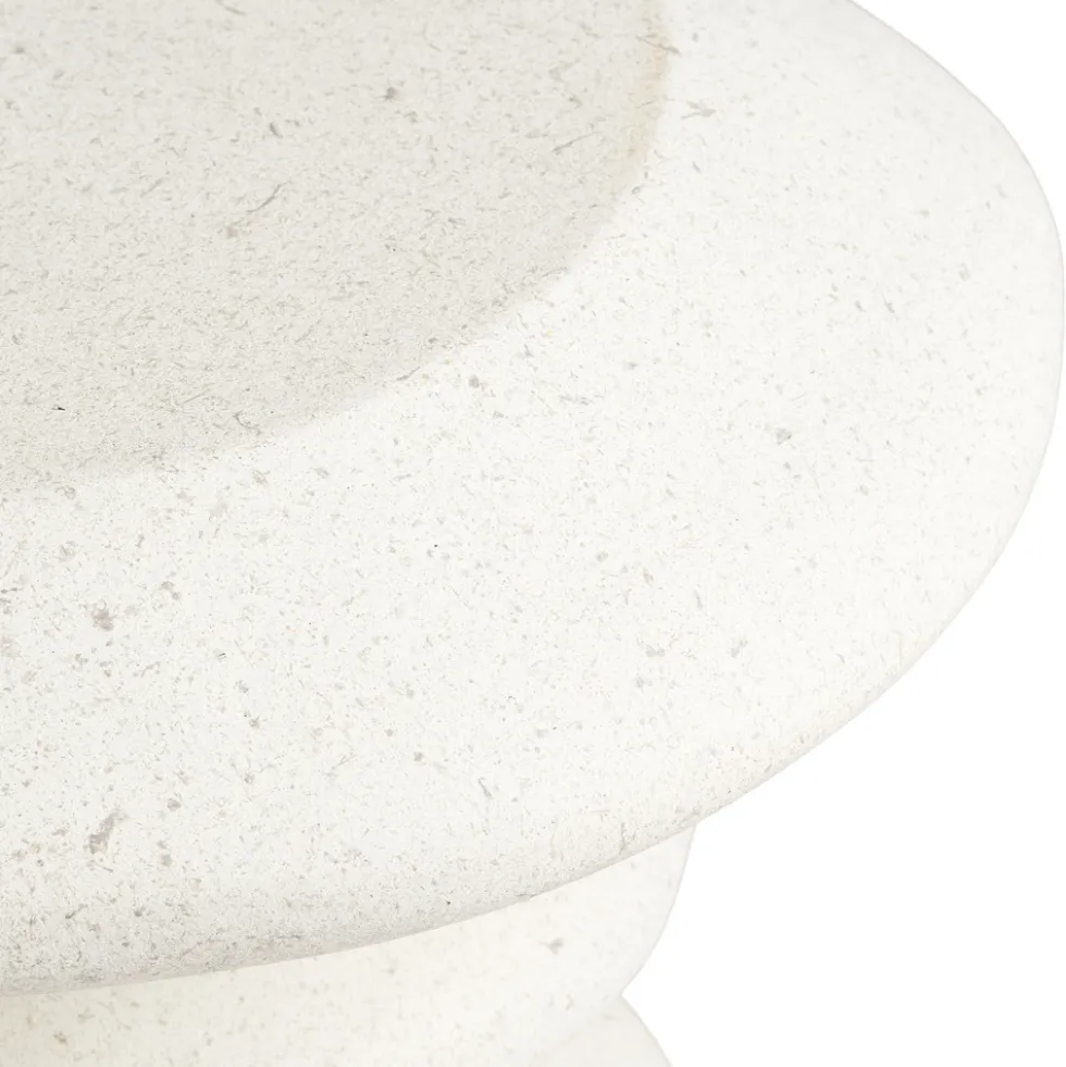 BLACKBURN Table d'appoint ronde en fibre d'argile ø36cm
