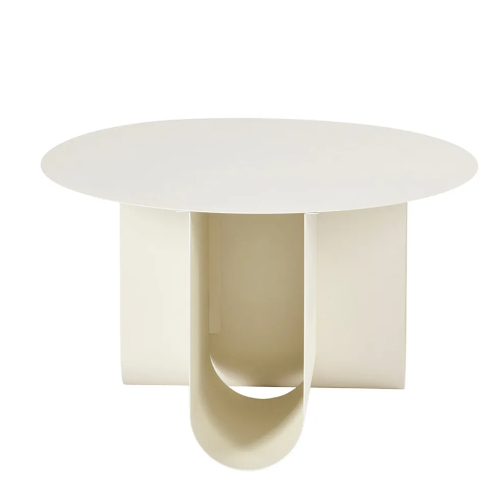 BLUM Table basse ronde en métal ø60cm