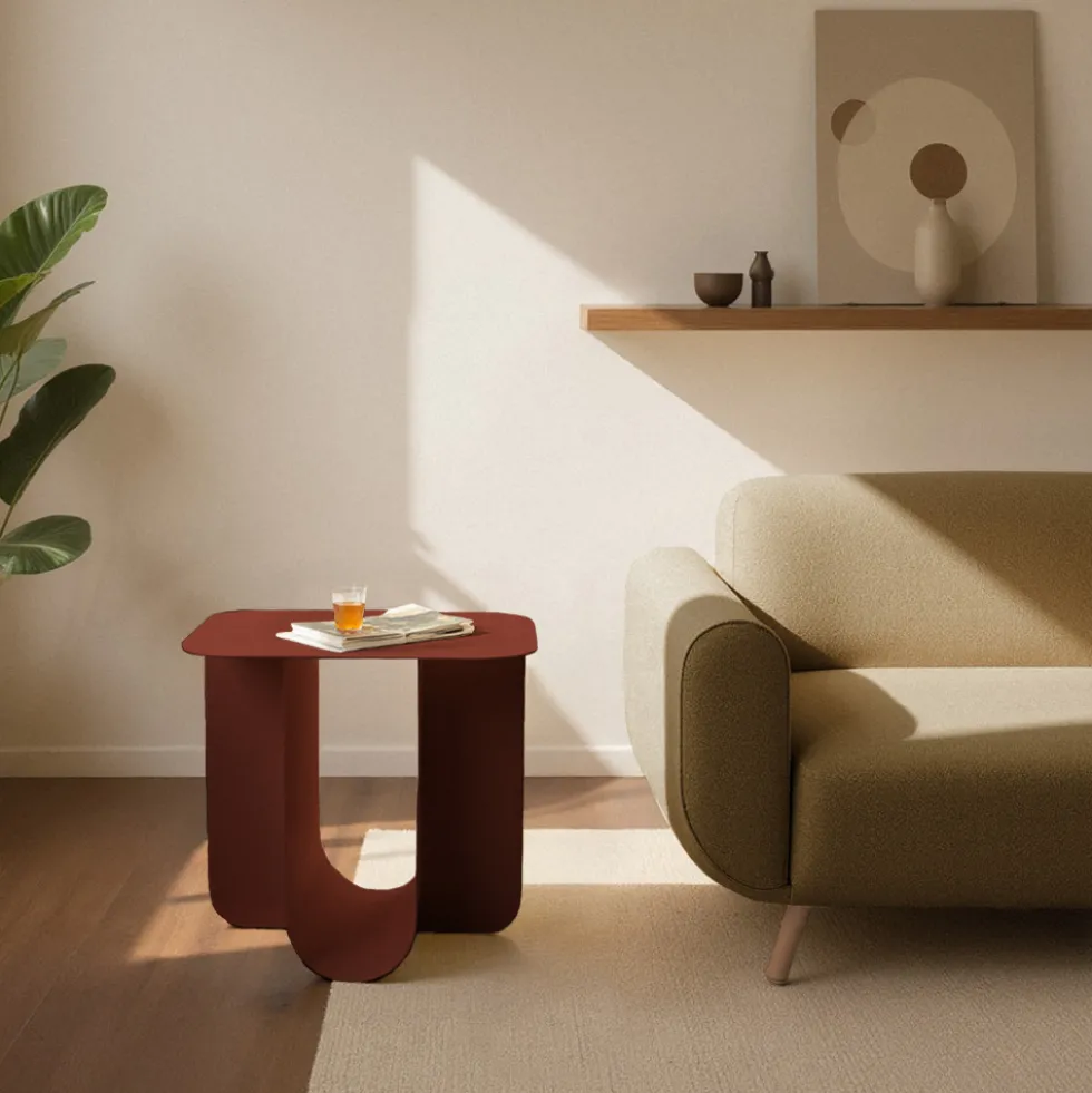 BLUM Table d'appoint en métal 45x40cm