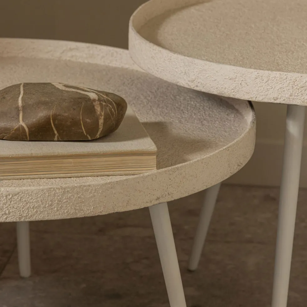 BOUNDS Table basse ronde en métal ø58cm
